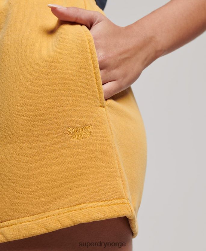 Superdry gull klær 86P46D3129 vintage vask sweatshorts kvinner