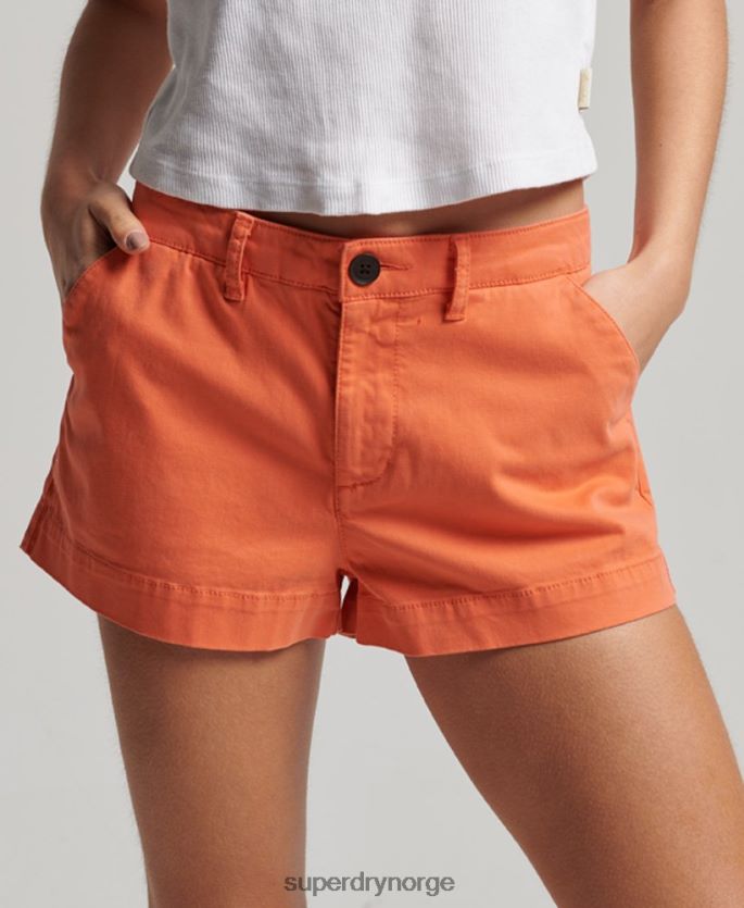 Superdry korall klær 86P46D2135 chino hot shorts kvinner