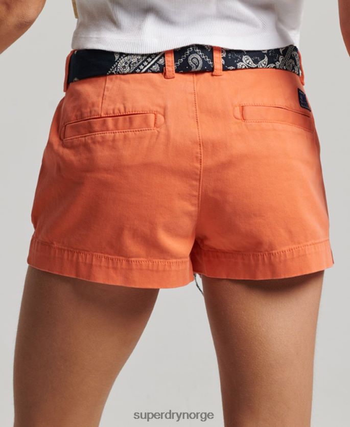 Superdry korall klær 86P46D2135 chino hot shorts kvinner