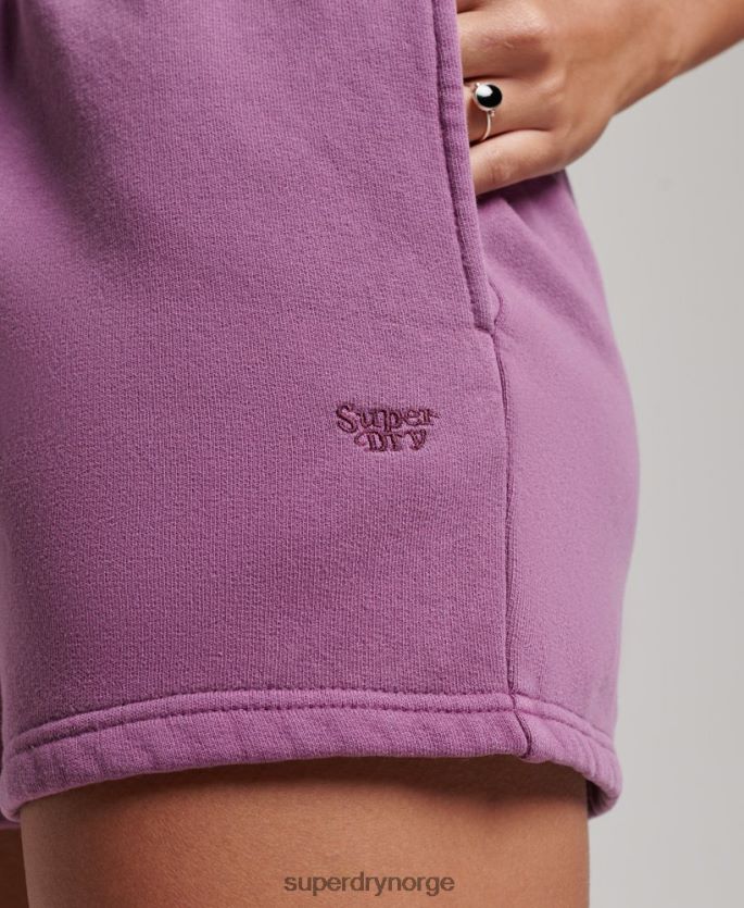 Superdry lilla klær 86P46D3128 vintage vask sweatshorts kvinner