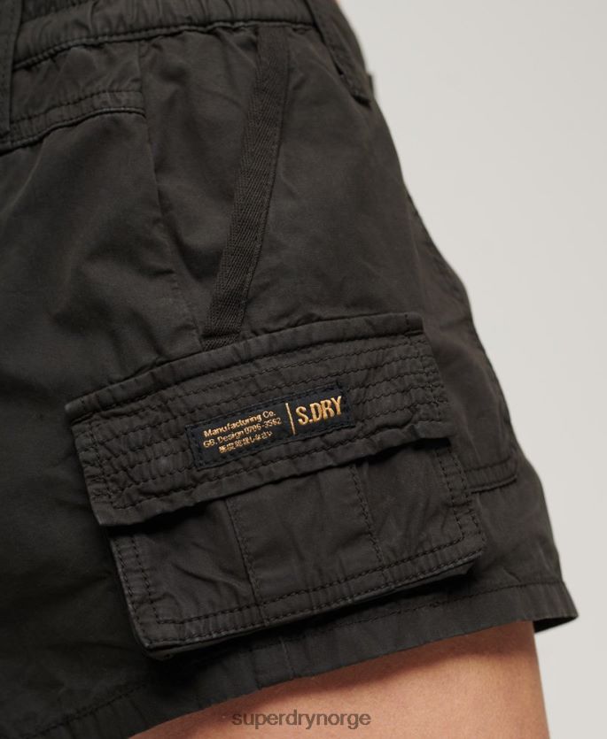 Superdry mørk grå klær 86P46D2054 utility cargo shorts kvinner