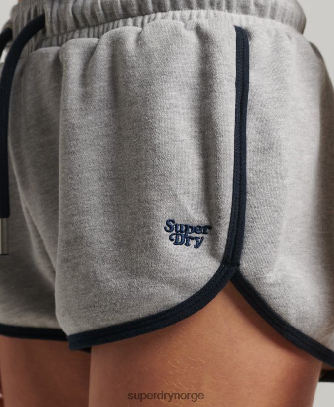 Superdry mørk grå klær 86P46D3115 vintage jersey racer-shorts kvinner