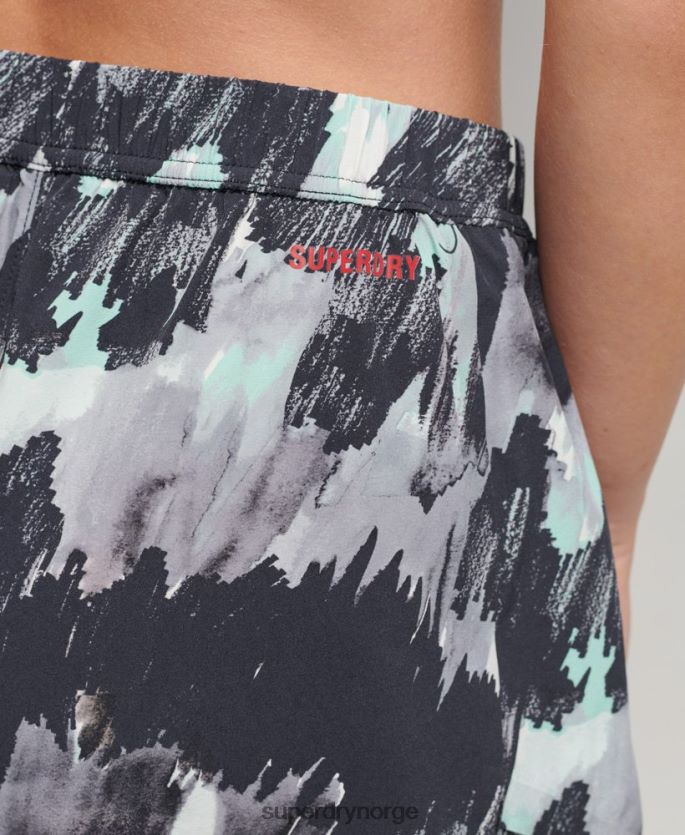 Superdry mørk grå klær 86P46D6316 løpe skallshorts kvinner