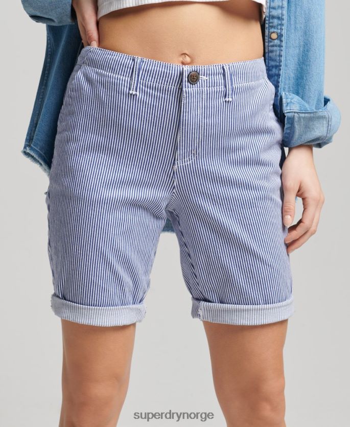 Superdry marinen klær 86P46D3161 city ​​chino-shorts kvinner