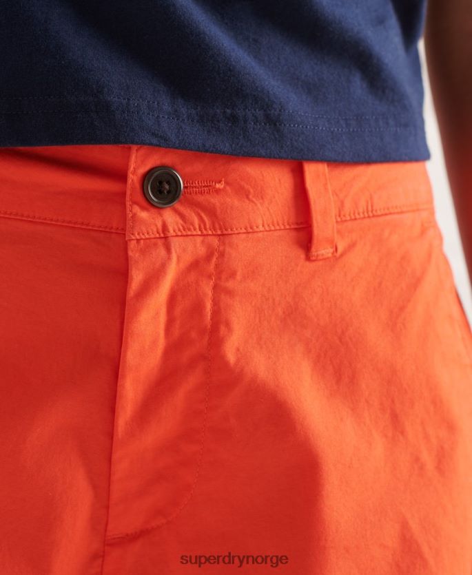 Superdry oransje klær 86P46D3174 studioer slår opp shorts kvinner