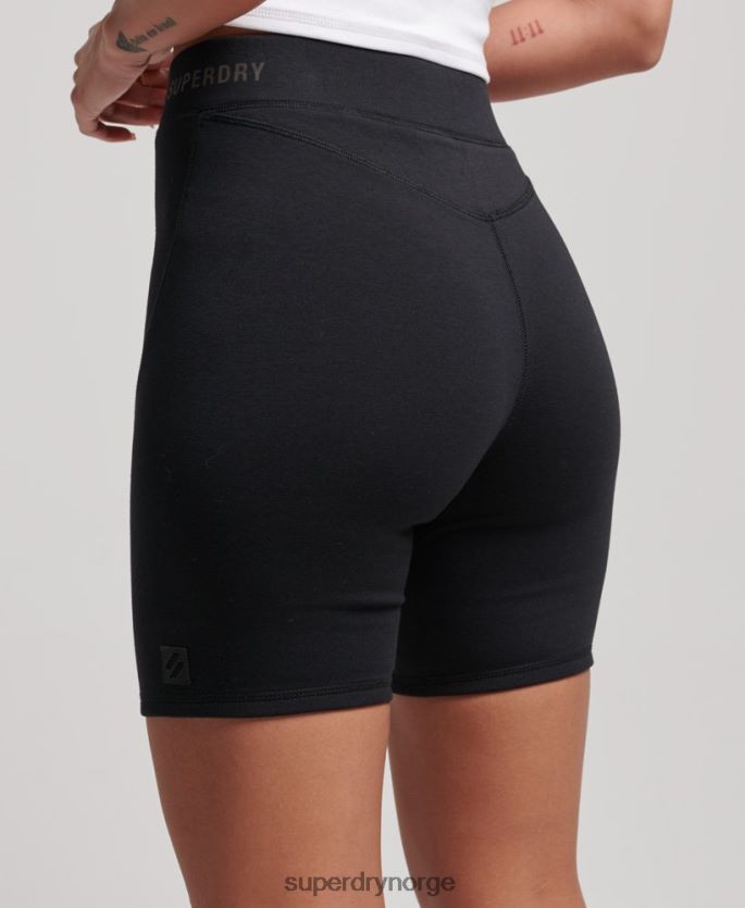 Superdry svart klær 86P46D3132 tech sykkelshorts kvinner