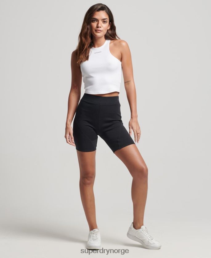 Superdry svart klær 86P46D3132 tech sykkelshorts kvinner