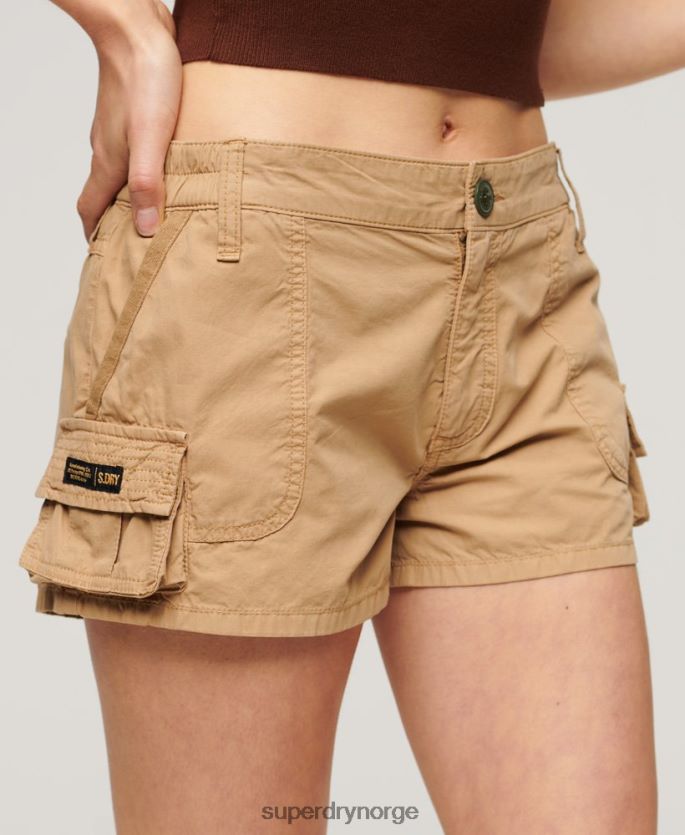 Superdry tan klær 86P46D2124 utility cargo shorts kvinner
