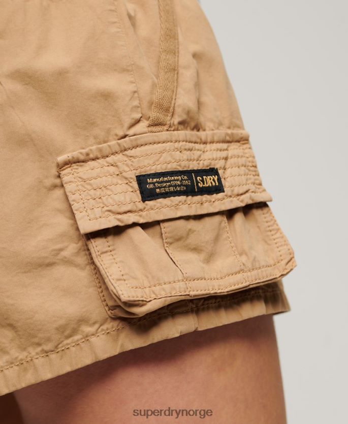 Superdry tan klær 86P46D2124 utility cargo shorts kvinner