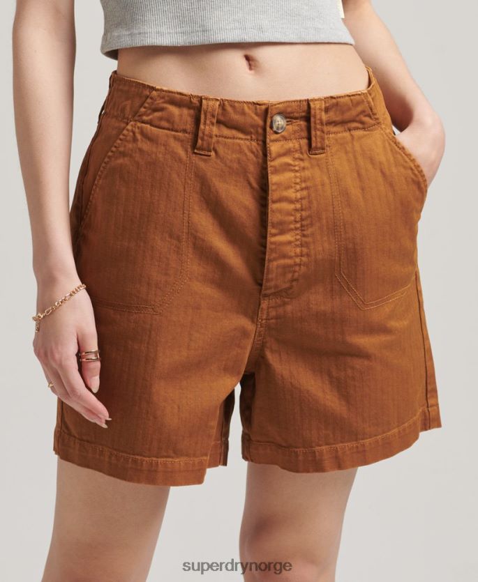 Superdry tan klær 86P46D3159 vintage brukshorts kvinner