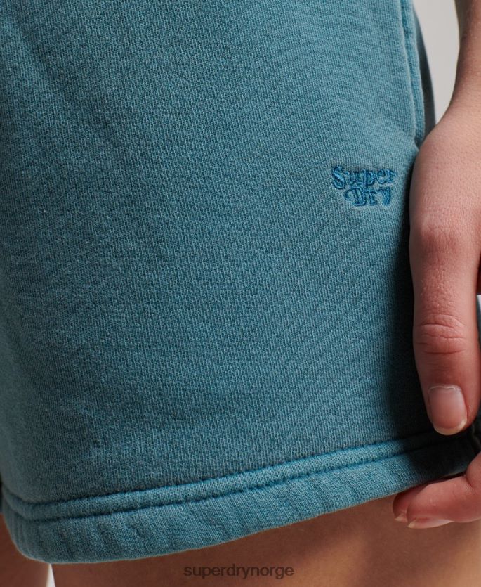 Superdry turkis klær 86P46D3140 vintage vask sweatshorts kvinner