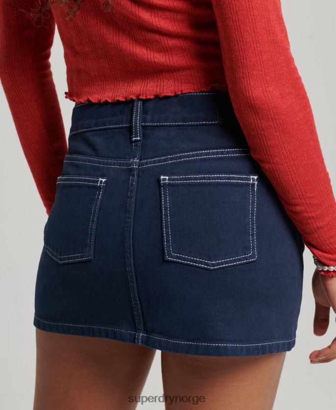 Superdry marinen klær 86P46D4142 arbeidsklær miniskjørt kvinner