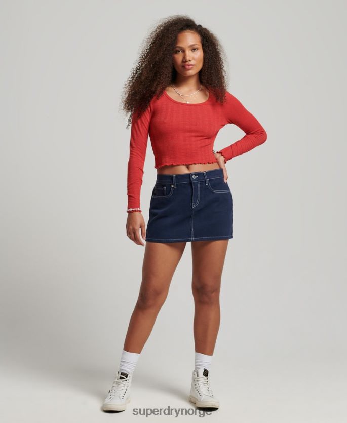 Superdry marinen klær 86P46D4142 arbeidsklær miniskjørt kvinner
