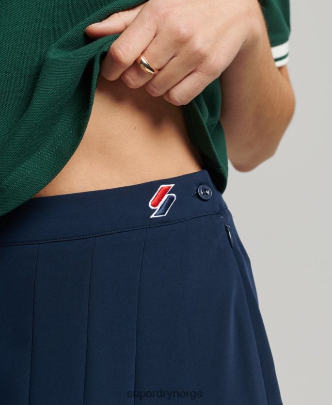 Superdry marinen klær 86P46D6509 kode essensielt tennisskjørt kvinner
