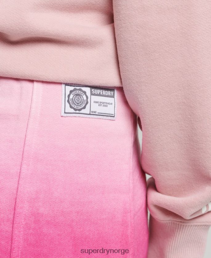 Superdry rosa klær 86P46D4162 essensielt dip dye skjørt kvinner