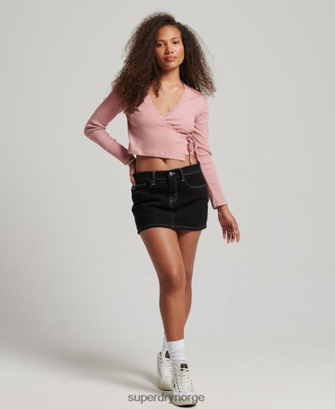 Superdry svart klær 86P46D4132 arbeidsklær miniskjørt kvinner