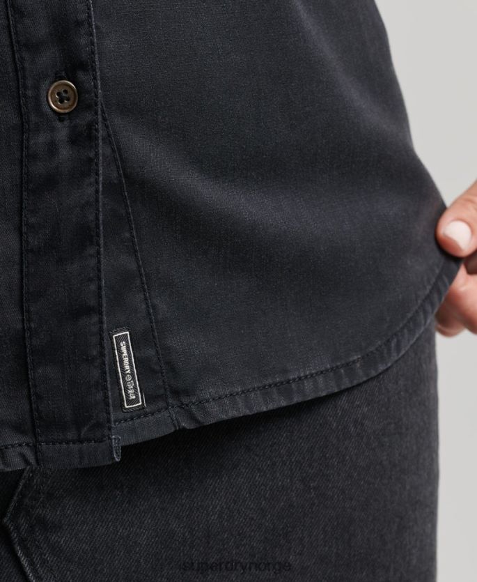 Superdry brun klær 86P46D3004 militær skjorte kvinner