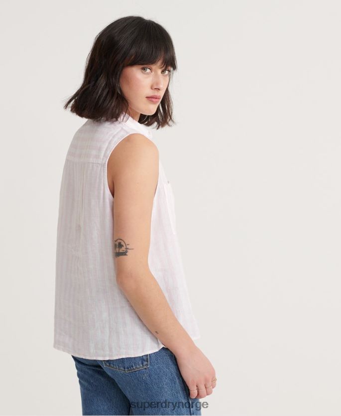 Superdry rosa klær 86P46D3050 aubrey skjorte kvinner