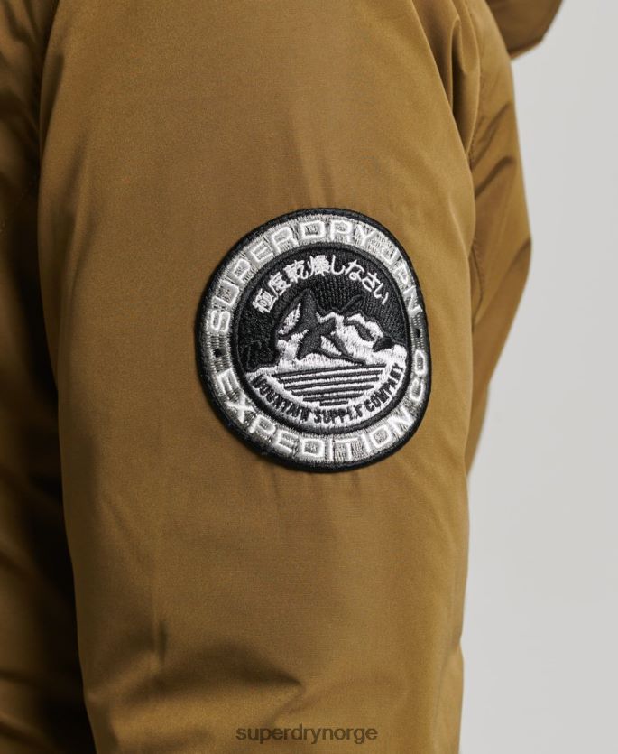 Superdry grønn klær 86P46D5516 ashley everest parkasjakke kvinner