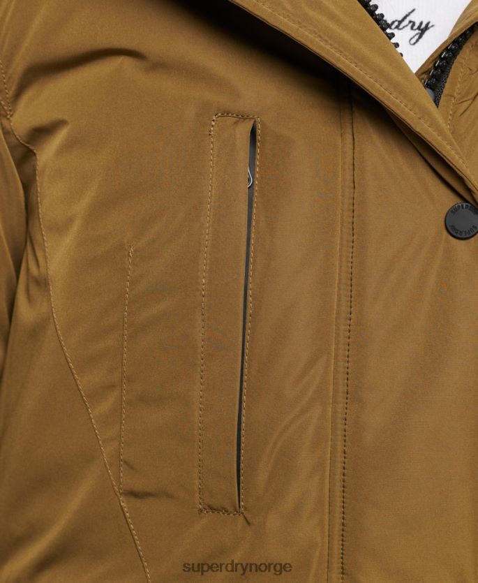 Superdry grønn klær 86P46D5516 ashley everest parkasjakke kvinner