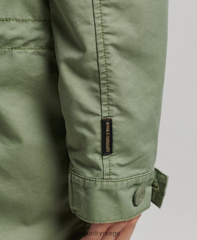 Superdry kaki klær 86P46D5663 felt parka kåpe kvinner