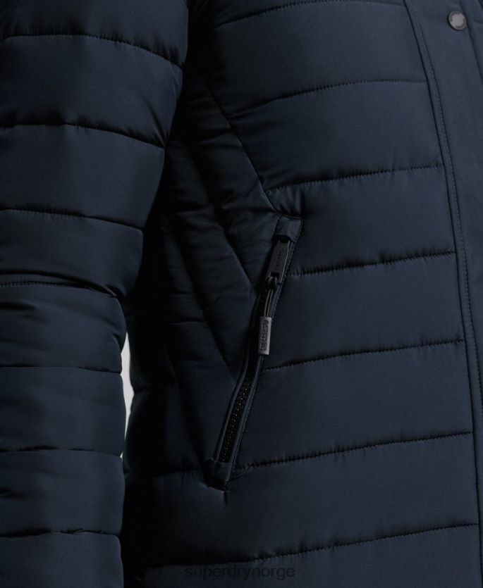 Superdry marinen klær 86P46D3816 super langline fuji frakk kvinner