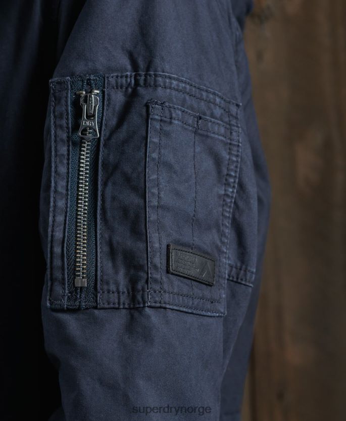 Superdry marinen klær 86P46D5624 felt parka kåpe kvinner