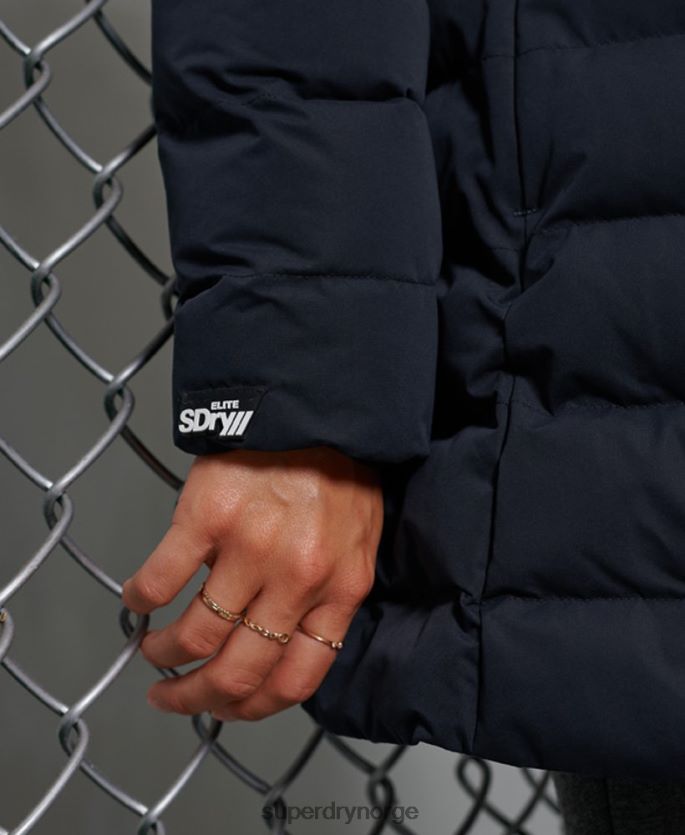 Superdry marinen klær 86P46D5655 arktisk høy pufferfrakk kvinner