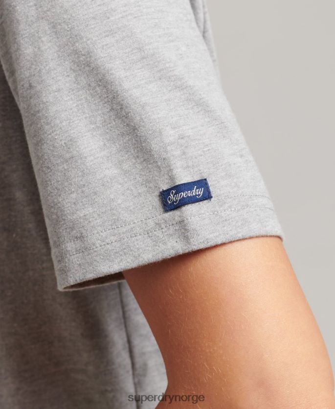 Superdry grå klær 86P46D2808 pride & craft t-skjorte kvinner