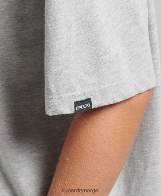 Superdry grå klær 86P46D2838 nomadisk folke-t-skjorte kvinner