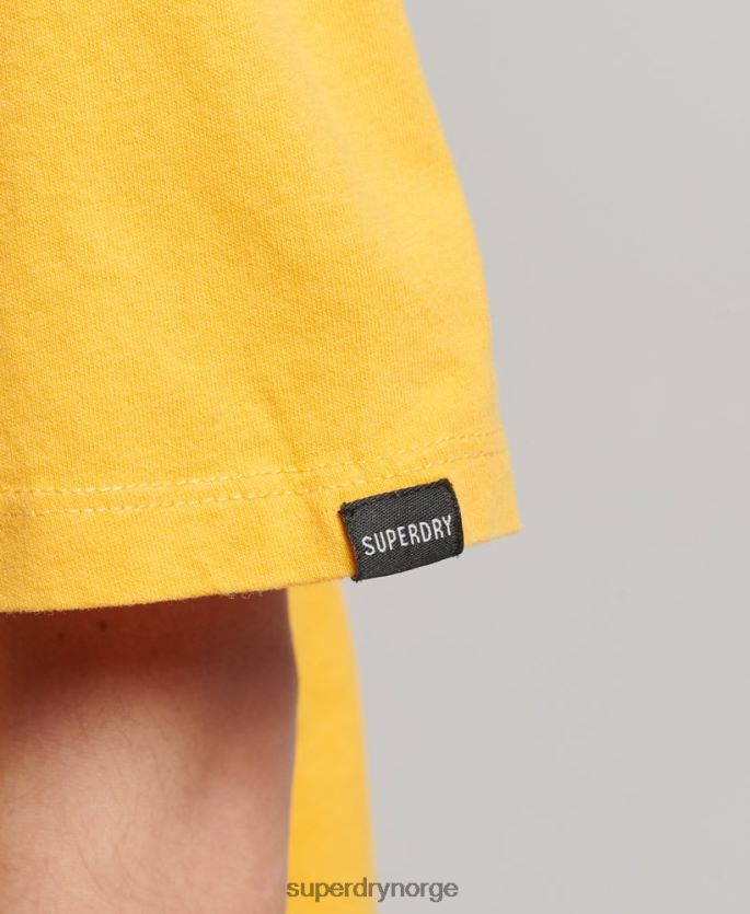 Superdry gul klær 86P46D2664 nomadisk folke-t-skjorte kvinner