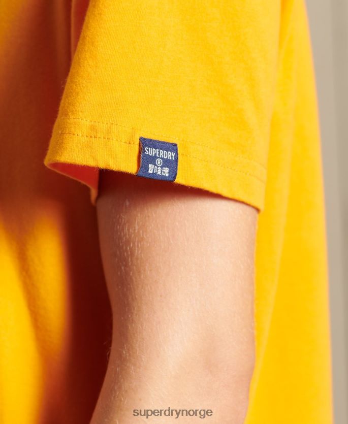 Superdry gull klær 86P46D6244 t-skjorte med kjernelogo kvinner