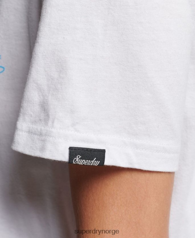 Superdry hvit klær 86P46D2736 woodland grafisk t-skjorte kvinner