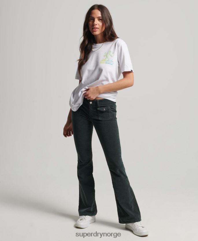 Superdry hvit klær 86P46D2736 woodland grafisk t-skjorte kvinner