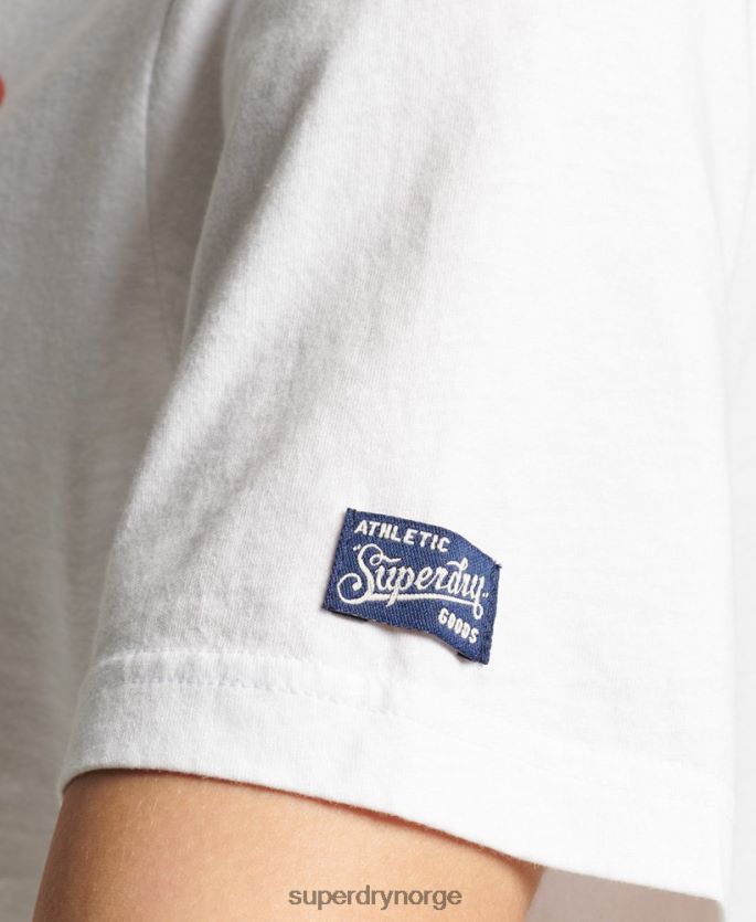 Superdry hvit klær 86P46D2845 vintage min generasjons t-skjorte kvinner