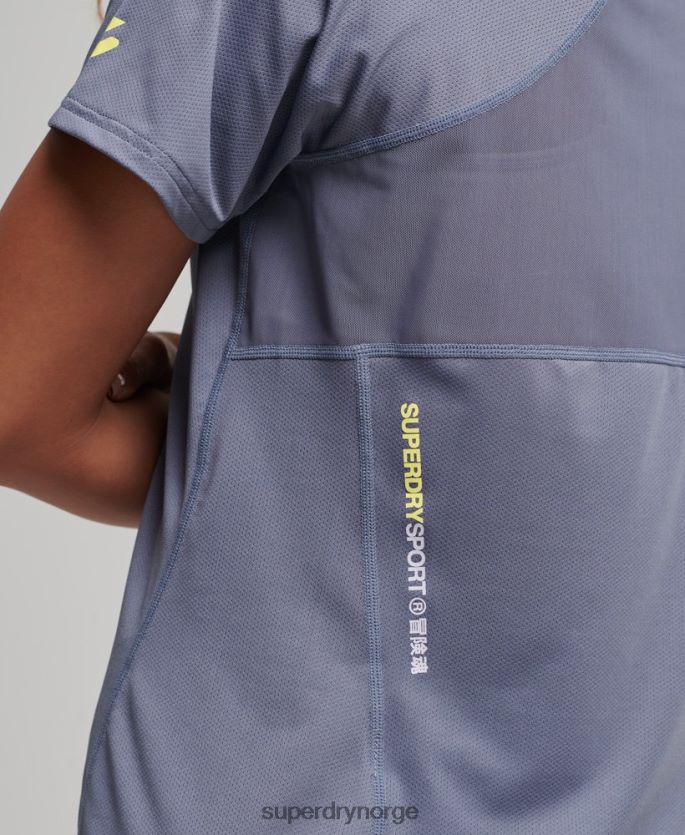 Superdry lilla klær 86P46D2694 core aktiv t-skjorte kvinner