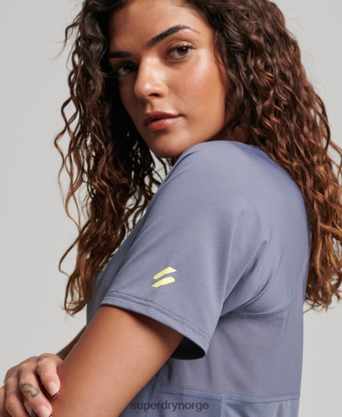 Superdry lilla klær 86P46D2694 core aktiv t-skjorte kvinner