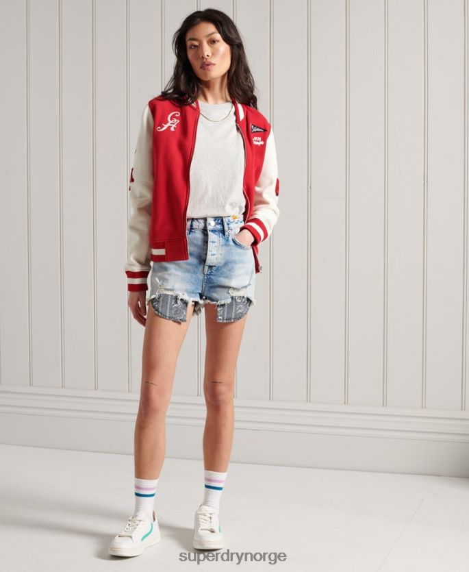 Superdry lysegrå klær 86P46D6228 essensiell t-skjorte i økologisk bomull kvinner