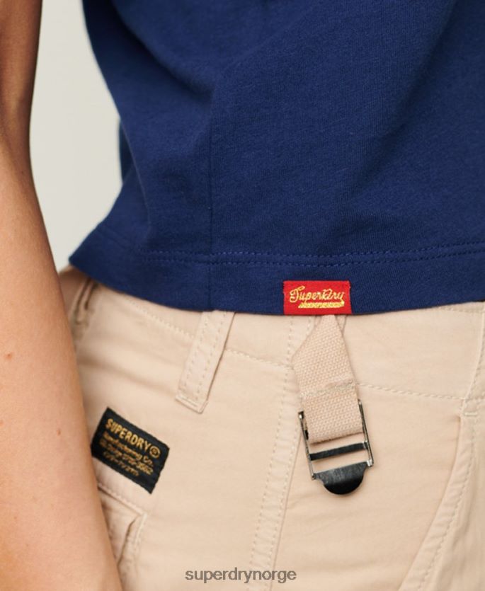 Superdry marinen klær 86P46D1971 grafisk t-skjorte for arbeidsklær kvinner