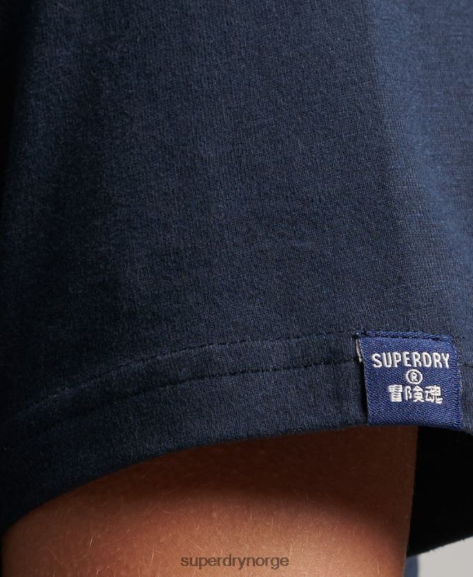 Superdry marinen klær 86P46D2734 cooper klassisk t-skjorte med logo fra 70-tallet kvinner
