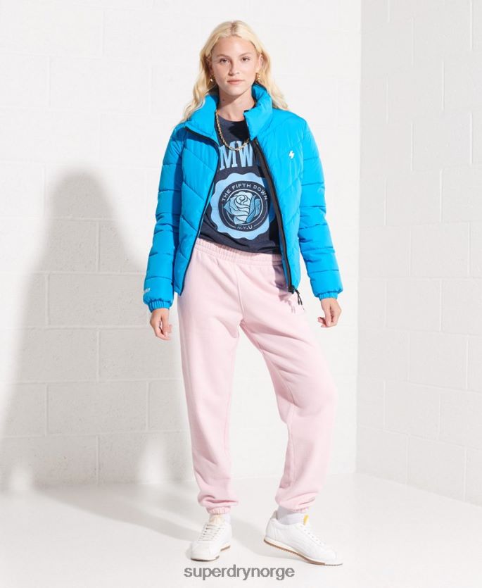 Superdry marinen klær 86P46D2744 college grafisk t-skjorte kvinner