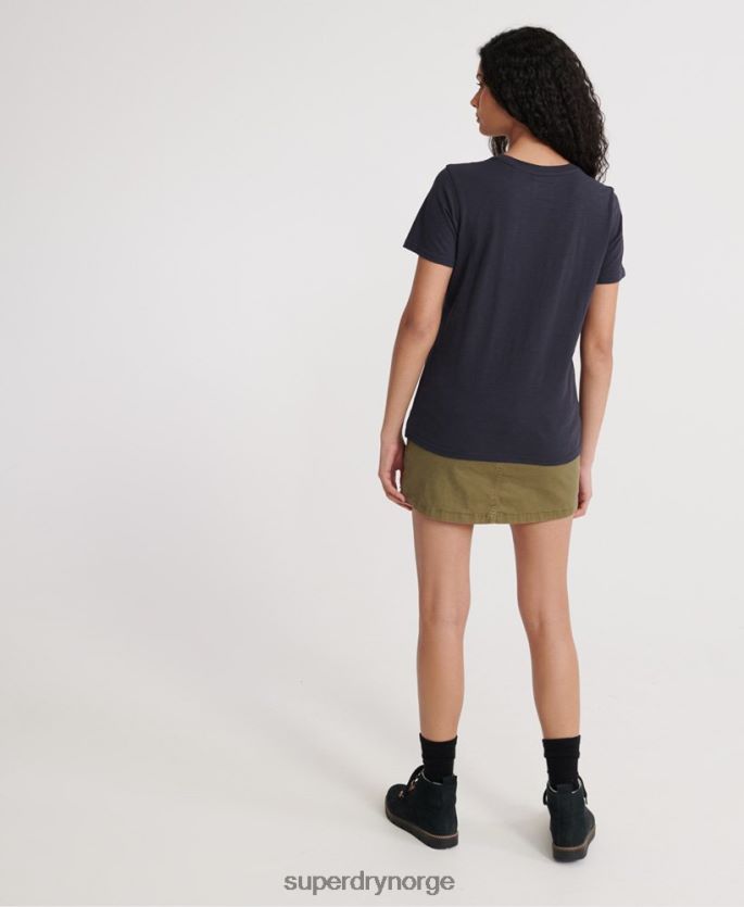 Superdry marinen klær 86P46D2863 arbeidstøy t-skjorte kvinner
