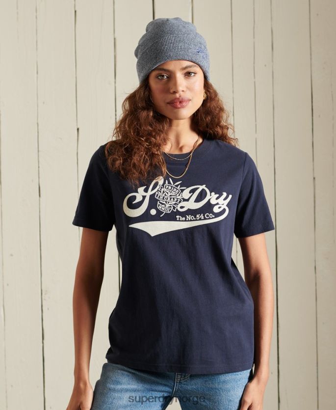 Superdry marinen klær 86P46D6284 stolthet i håndverks-t-skjorte kvinner