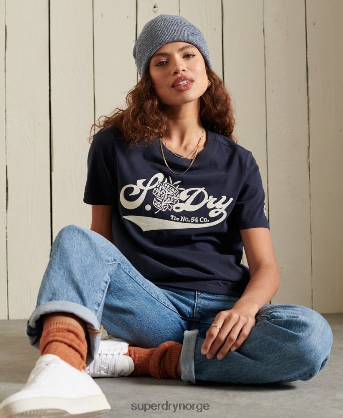 Superdry marinen klær 86P46D6284 stolthet i håndverks-t-skjorte kvinner