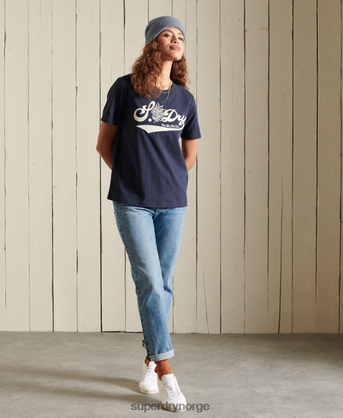 Superdry marinen klær 86P46D6284 stolthet i håndverks-t-skjorte kvinner
