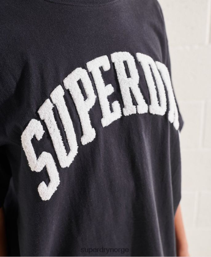 Superdry marinen klær 86P46D6299 varsity arch mono t-skjorte kvinner