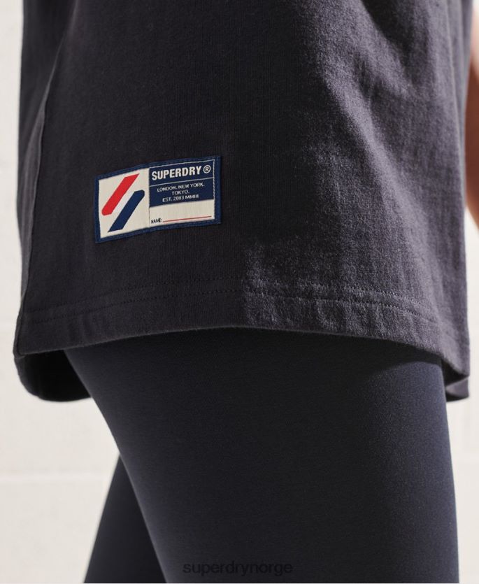 Superdry marinen klær 86P46D6299 varsity arch mono t-skjorte kvinner