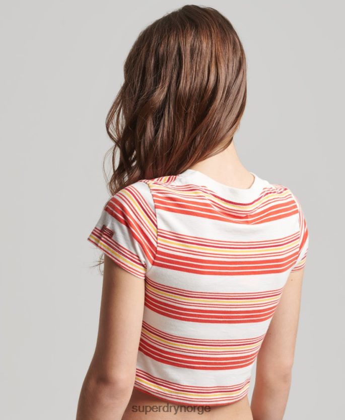 Superdry multi klær 86P46D6266 vintage t-skjorte i økologisk bomull kvinner