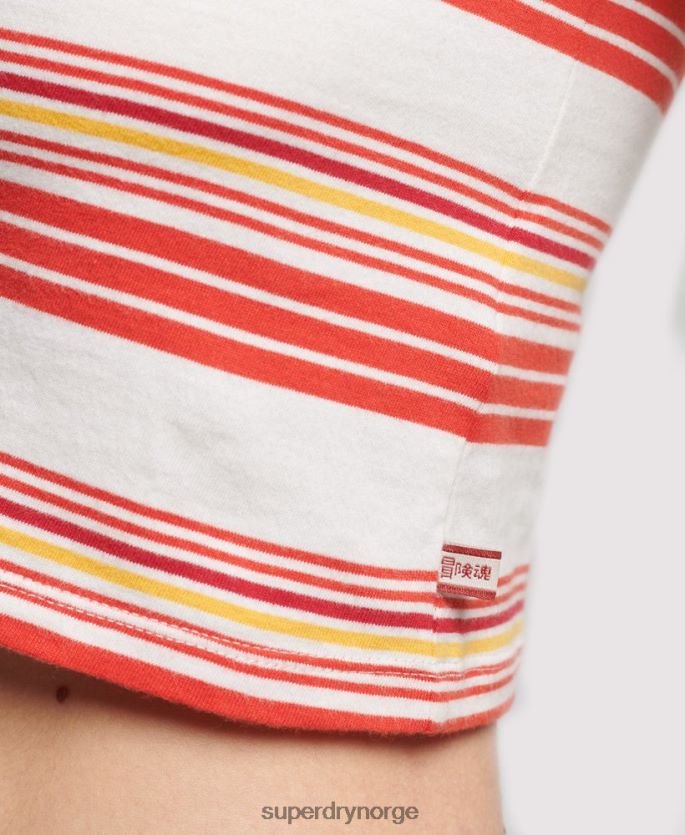 Superdry multi klær 86P46D6266 vintage t-skjorte i økologisk bomull kvinner