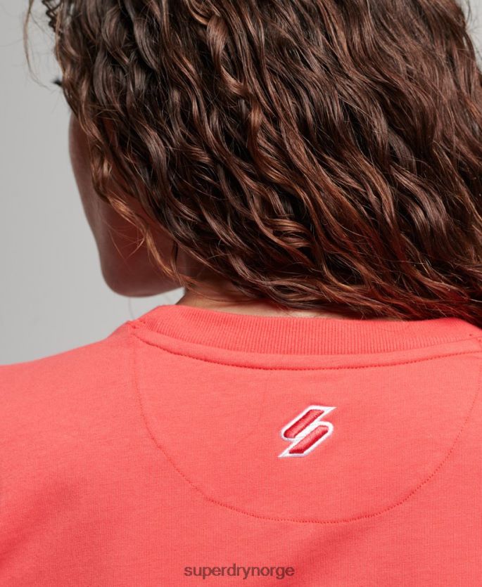 Superdry rosa klær 86P46D2685 grafisk 90-talls t-skjorte kvinner